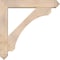 Ekena Millwork Legacy Arts and Crafts Smooth Bracket w/ Offset Brace, Douglas Fir, 7 1/2"W x 44"D x 44"H BKT0806X44X44LEC03SDF - alternate 4